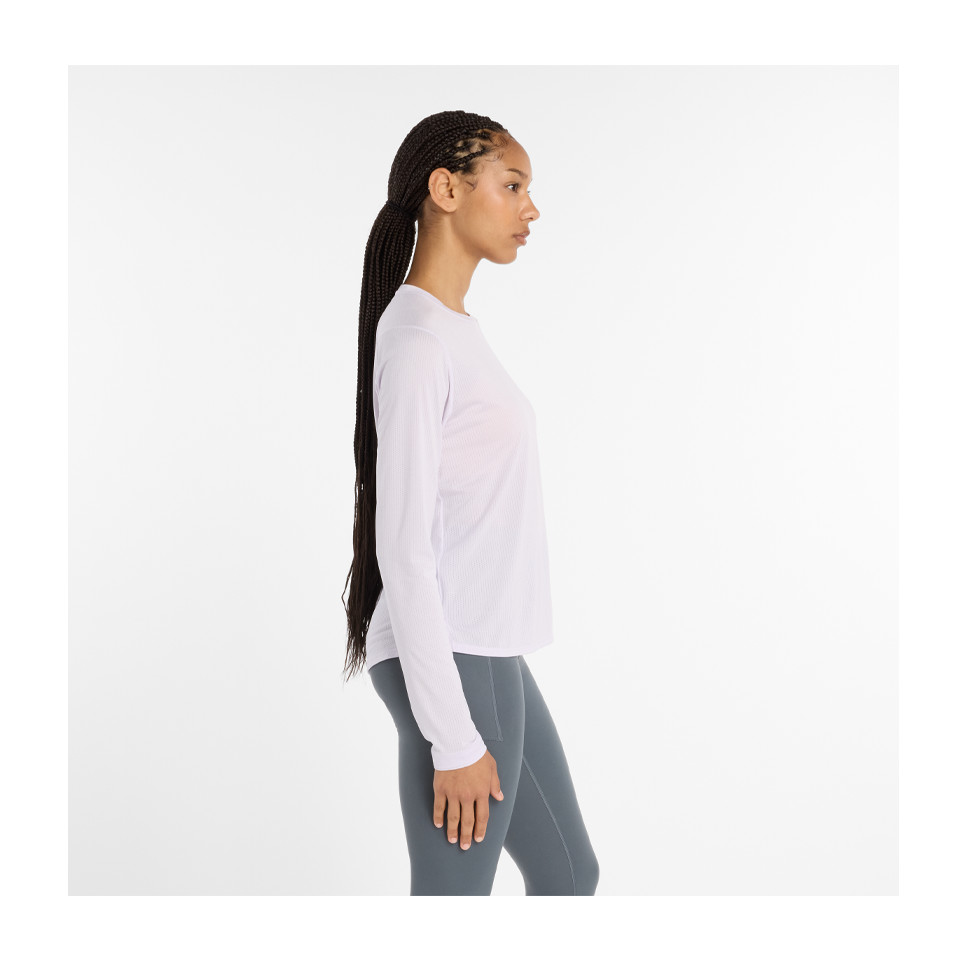 New Balance Women's Athletics Long Sleeve Light Purple