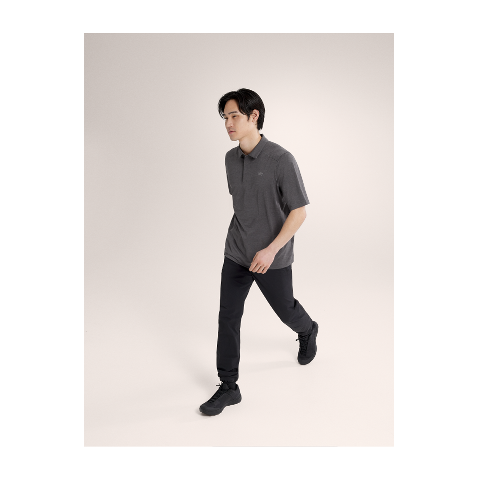 Arc'teryx Men's Cormac Polo SS Black Heather