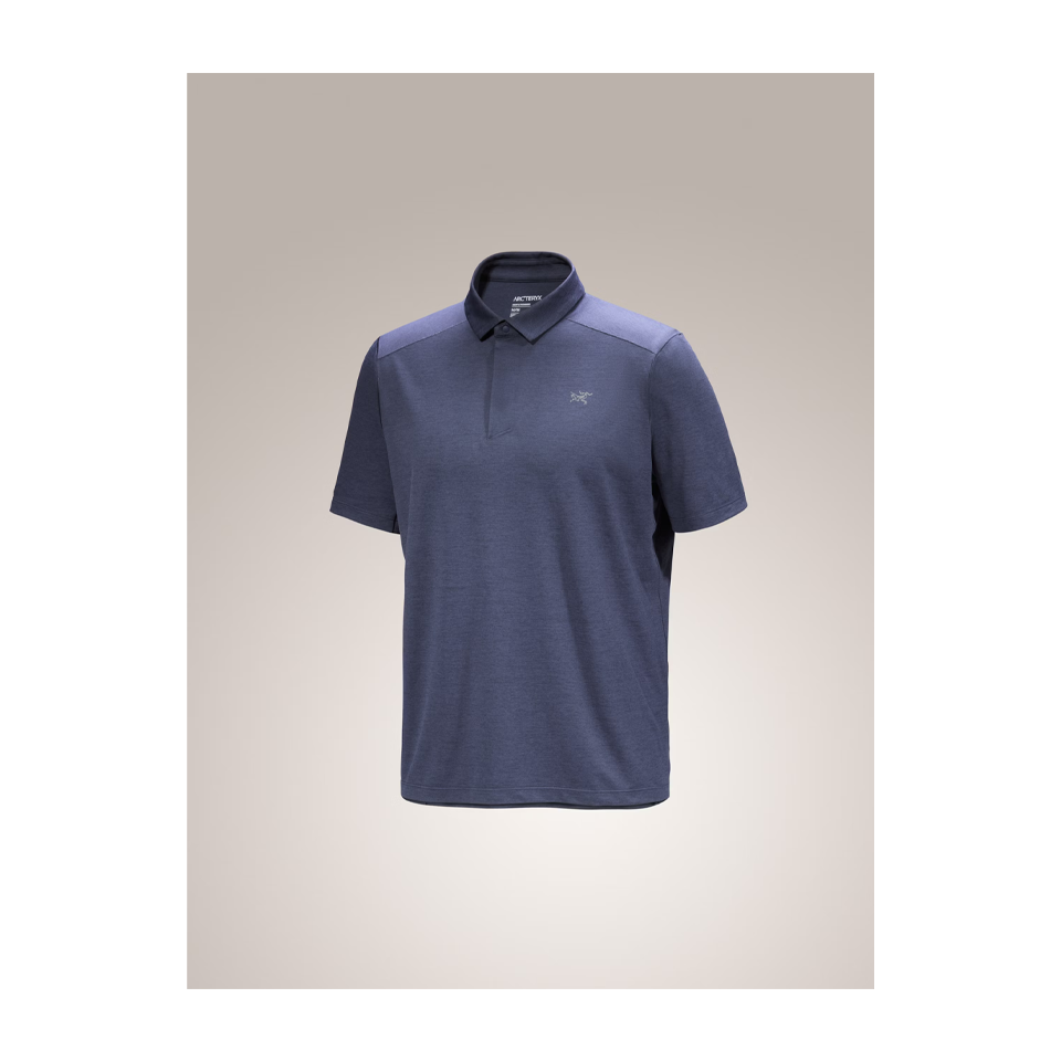 Arc'teryx Men's Cormac Polo SS Black Sapphire Heather