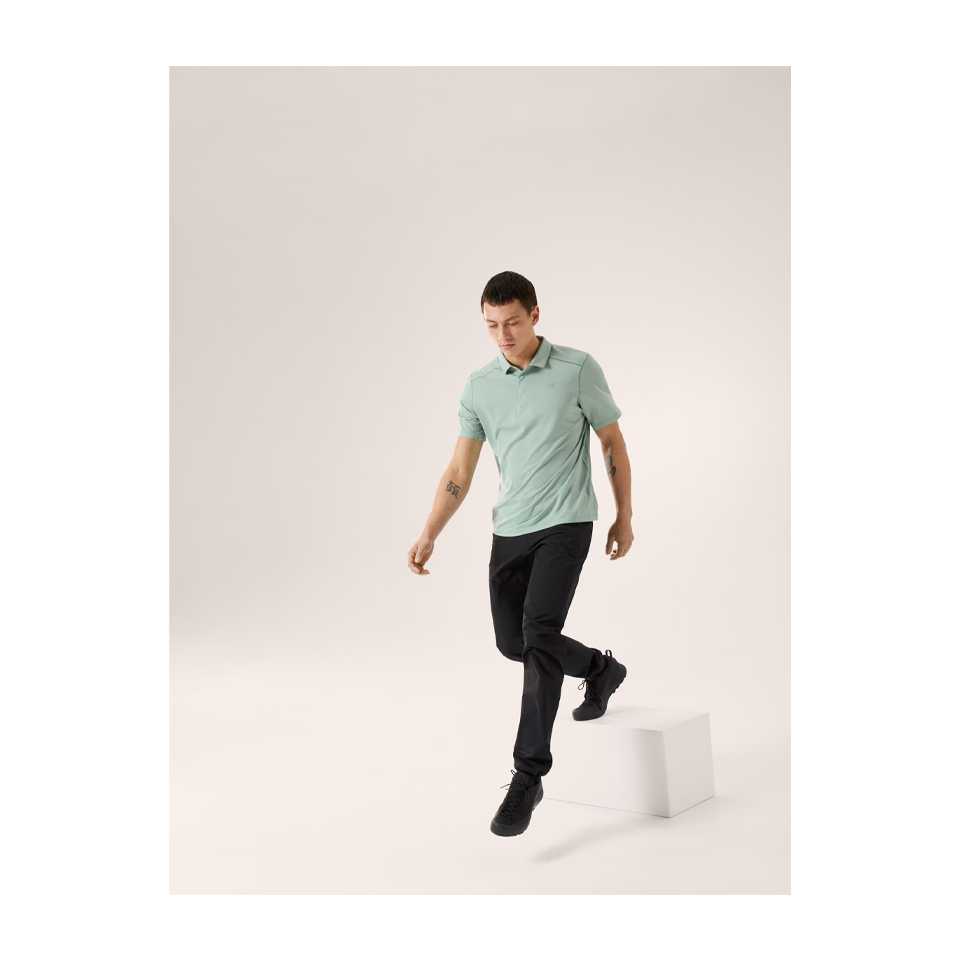 Arc'teryx Men's Cormac Polo SS Stone Green Heather