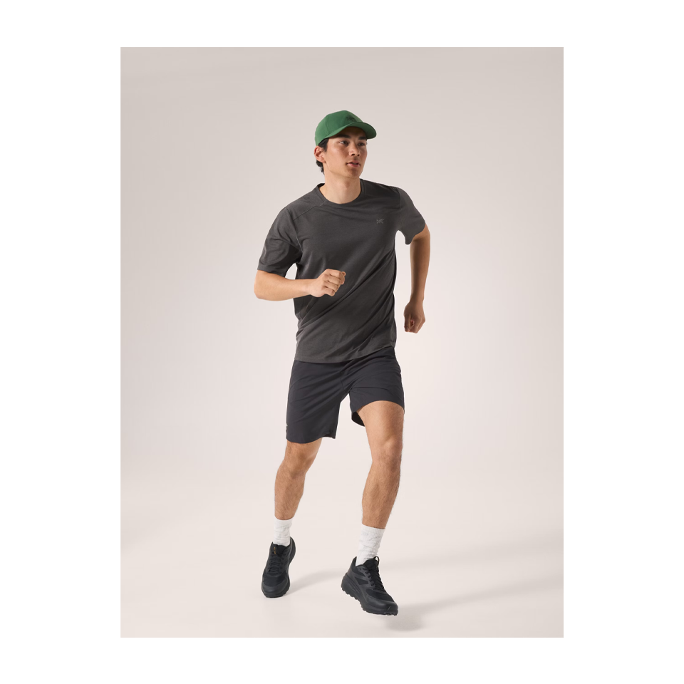 Arc'teryx Men's Cormac Crew Neck Shirt SS Black Heather