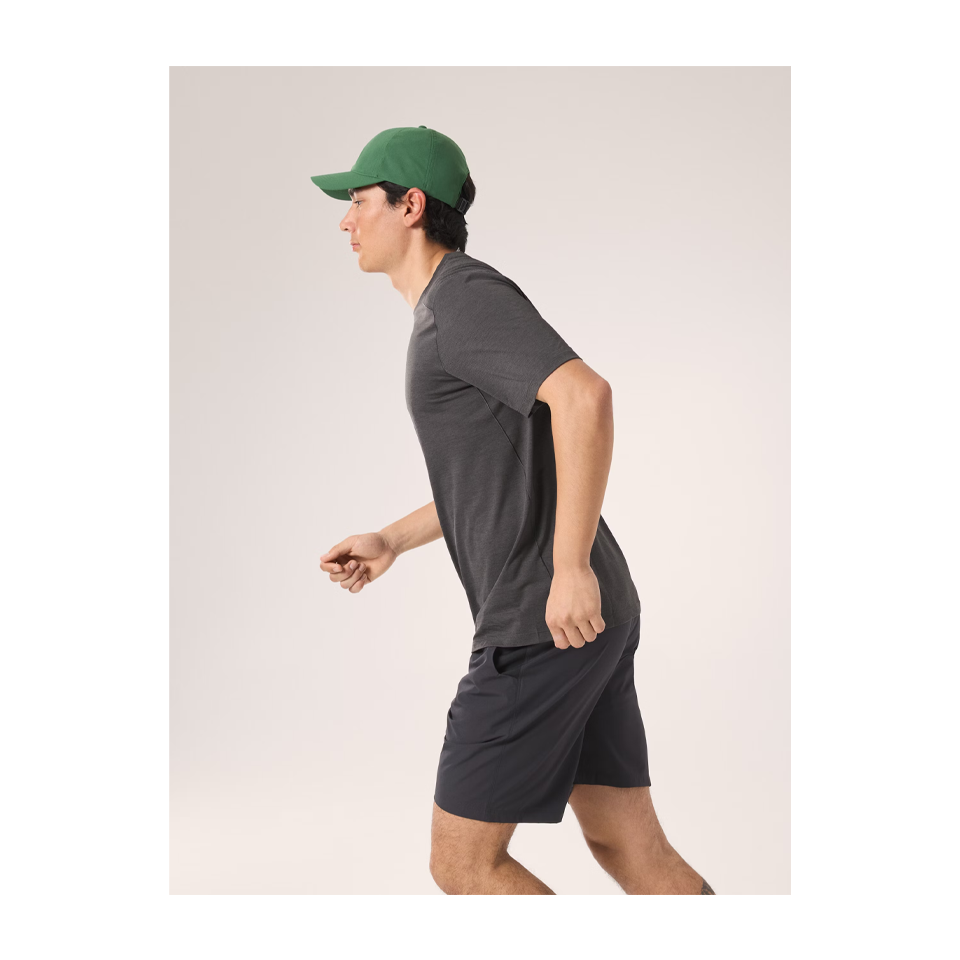 Arc'teryx Men's Cormac Crew Neck Shirt SS Black Heather