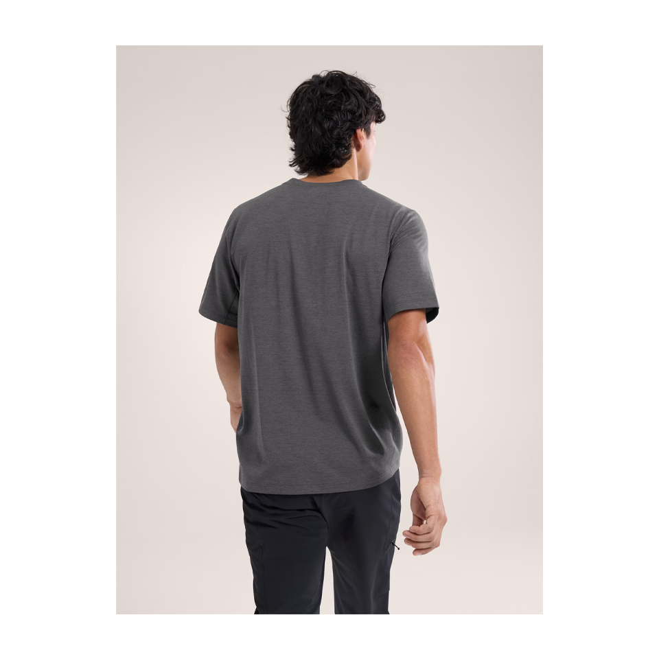 Arc'teryx Men's Cormac Logo Shirt SS Black Heather