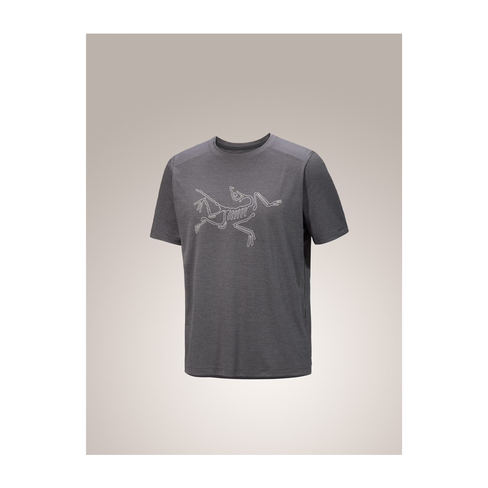 Arc'teryx Men's Cormac Logo Shirt SS Black Heather