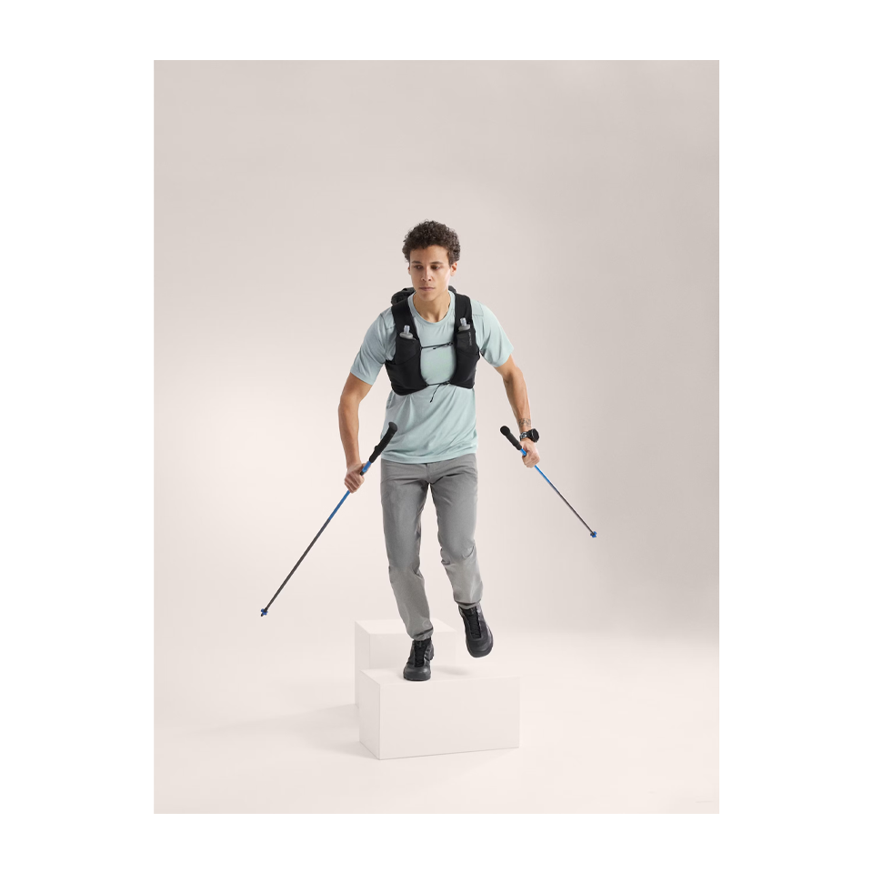 Arc'teryx Men's Cormac Logo Shirt SS Stone Green Heather