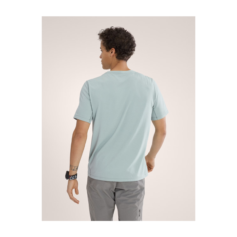 Arc'teryx Men's Cormac Logo Shirt SS Stone Green Heather