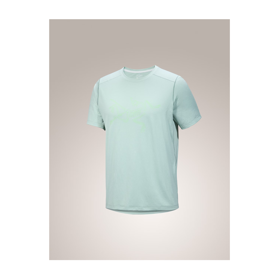 Arc'teryx Men's Cormac Logo Shirt SS Stone Green Heather