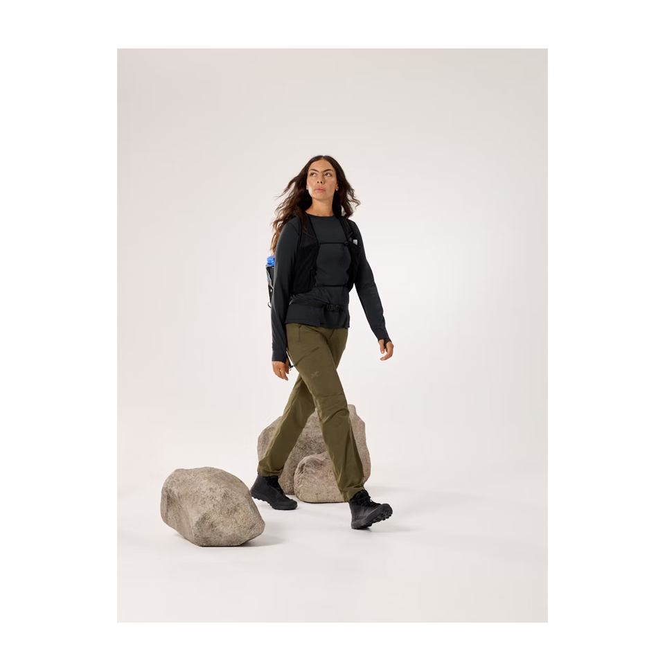 Arc'teryx Women's Taema Thermal Crew Neck Shirt LS Black Heather