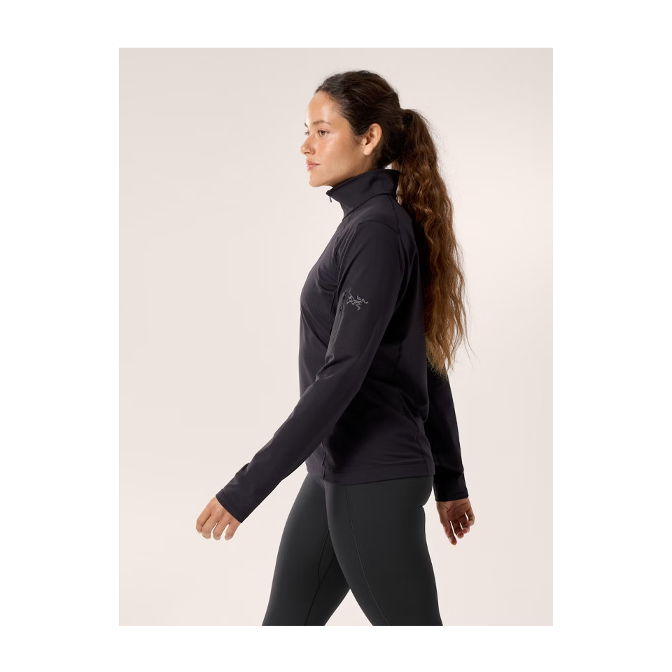 Arc'teryx Women's Rho Zip Neck Black