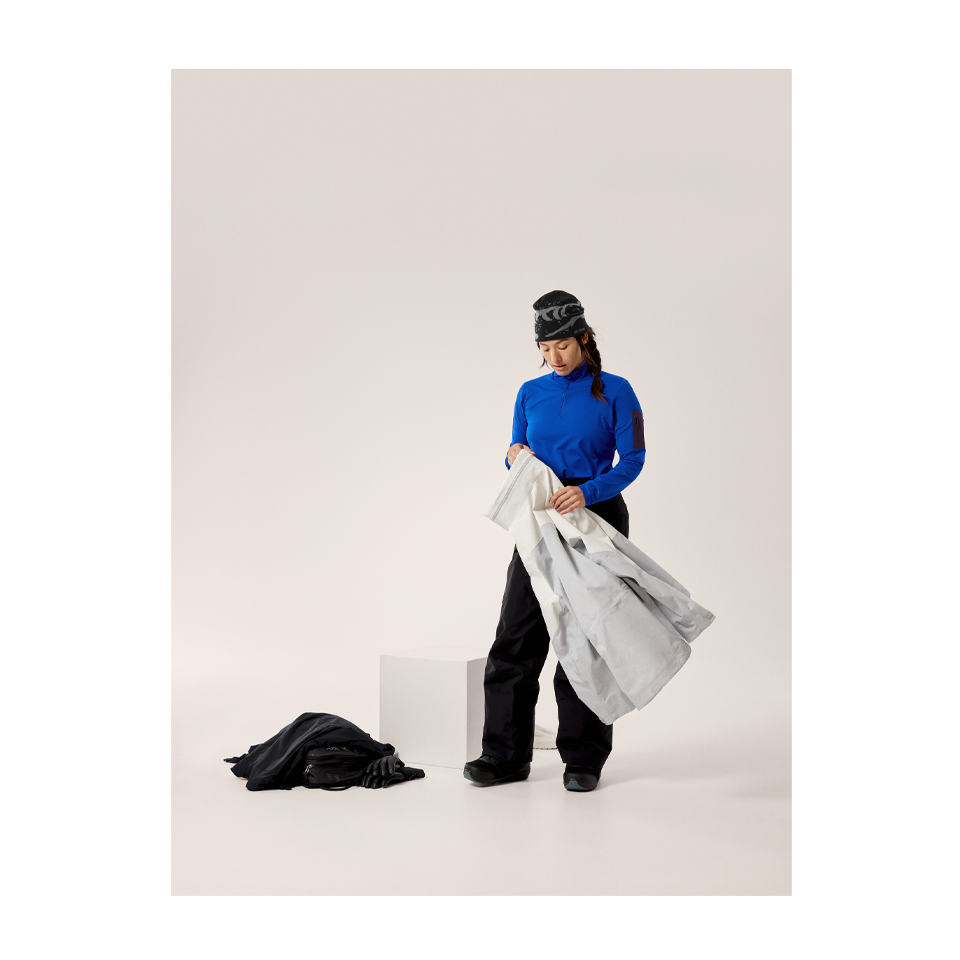 Artc'teryx Women's Rho Zip Neck Vitality/Black Sapphire