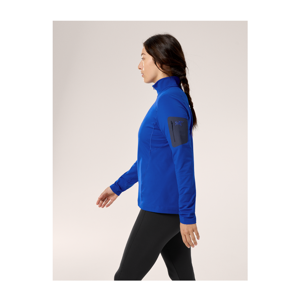 Artc'teryx Women's Rho Zip Neck Vitality/Black Sapphire