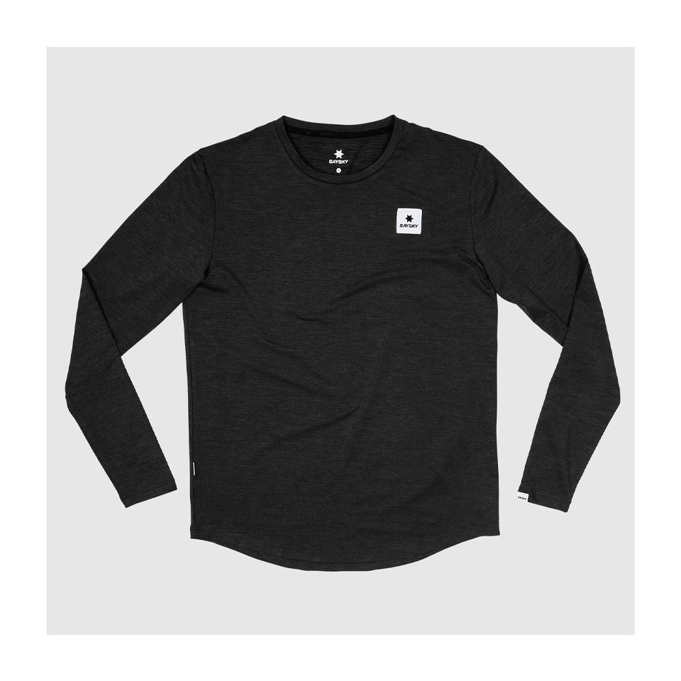 SAYSKY Men's Clean Pace Long Sleeve Black