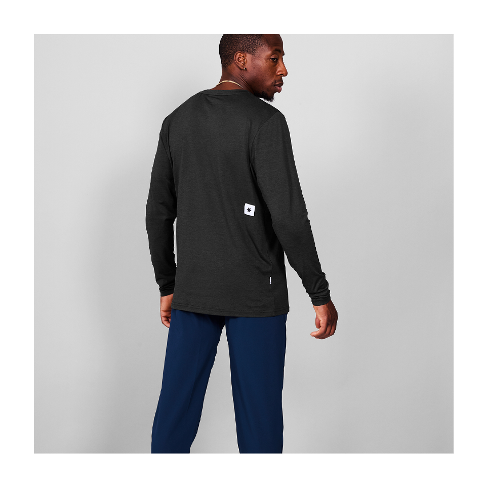 SAYSKY Men's Clean Pace Long Sleeve Black