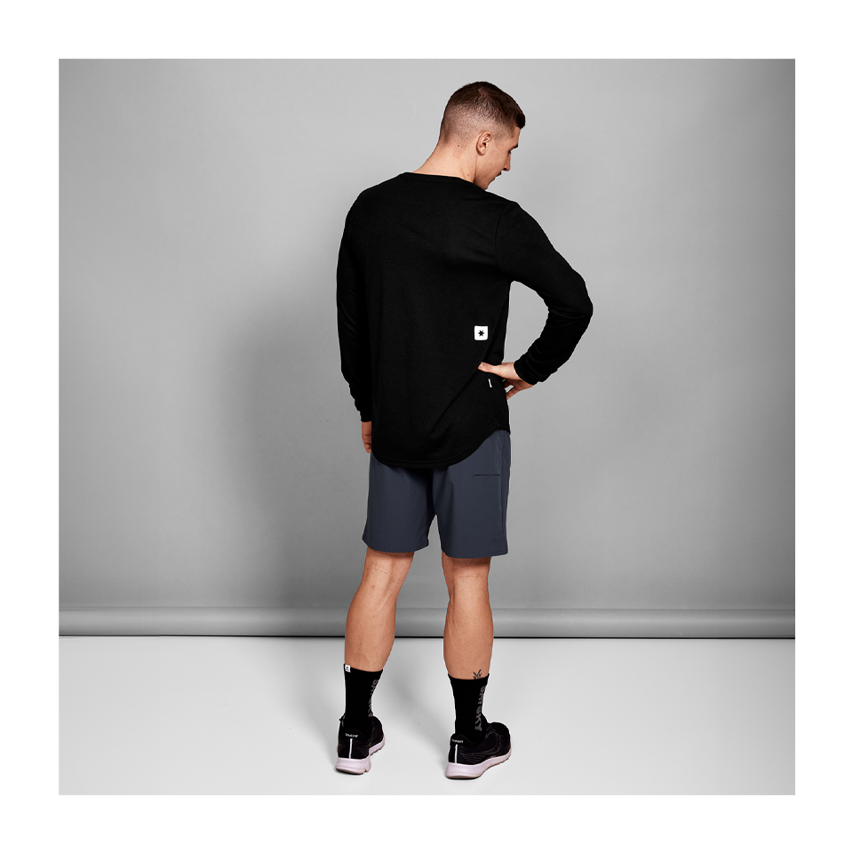 SAYSKY Men's Clean Motion Long Sleeve Black