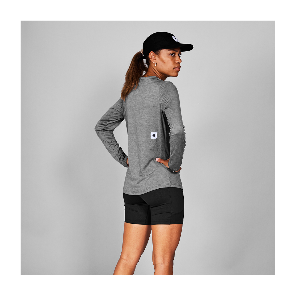 SAYSKY Women's Clean Pace Long Sleeve Grey