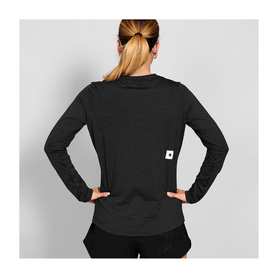 SAYSKY Women's Clean Pace Long Sleeve Black