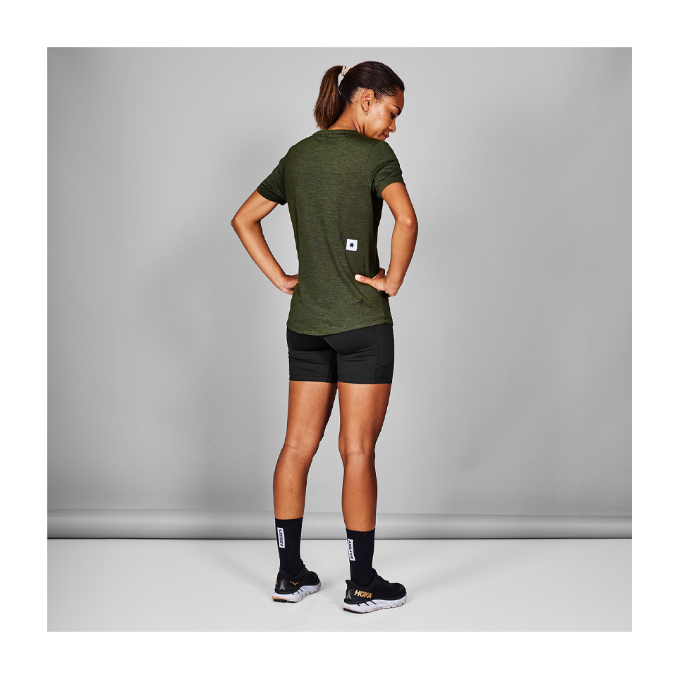 SAYSKY Women's Clean Pace T-Shirt Green