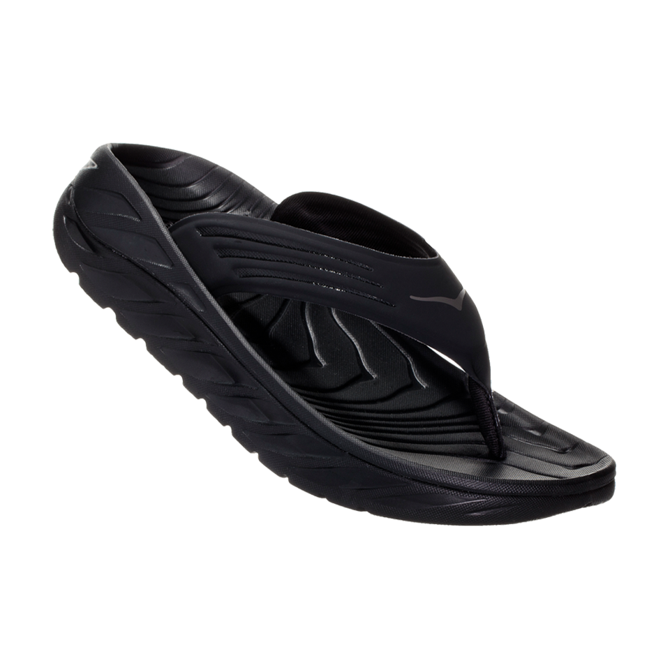 HOKA Men's ORA Recovery Flip Black/Dark Gull