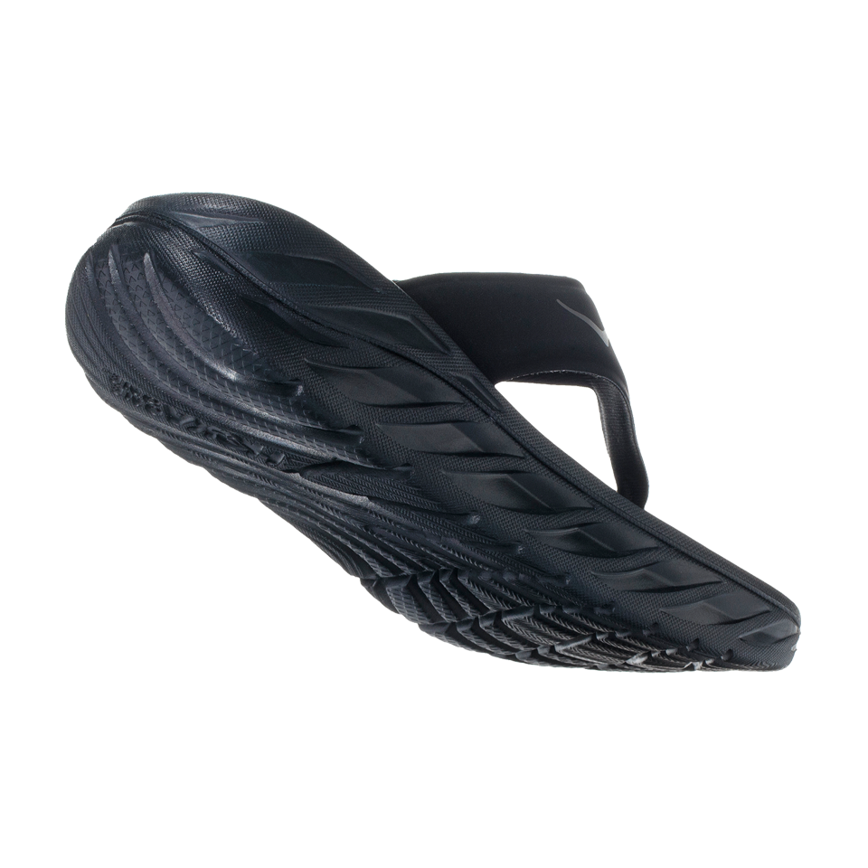 HOKA Women's ORA Recovery Flip Black/Dark Gull