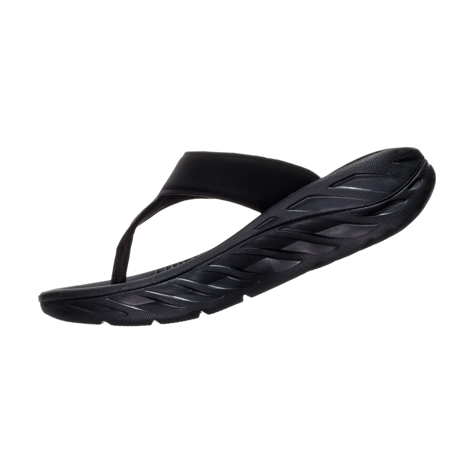 HOKA Women's ORA Recovery Flip Black/Dark Gull