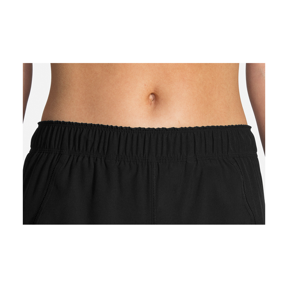 Brooks Women's Chaser 5" 2-in-1 Short Black