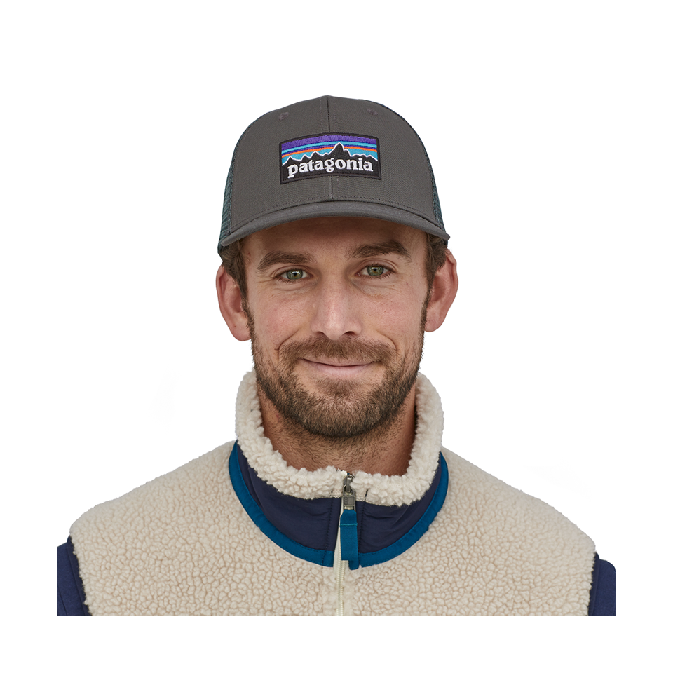 Patagonia P-6 Logo Trucker Hat Forge Grey