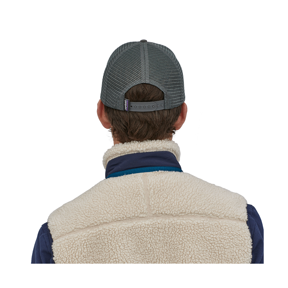 Patagonia P-6 Logo Trucker Hat Forge Grey