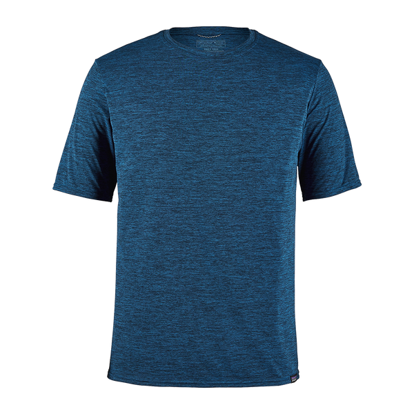 Patagonia Men's Capilene Cool Daily Shirt Viking Blue - Navy Blue X-Dye