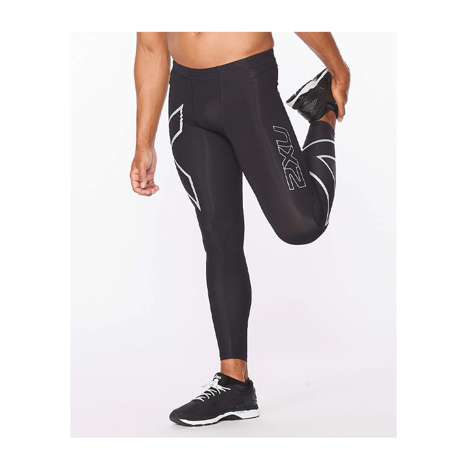 2XU Men's Core Compression Tights Black/Silver