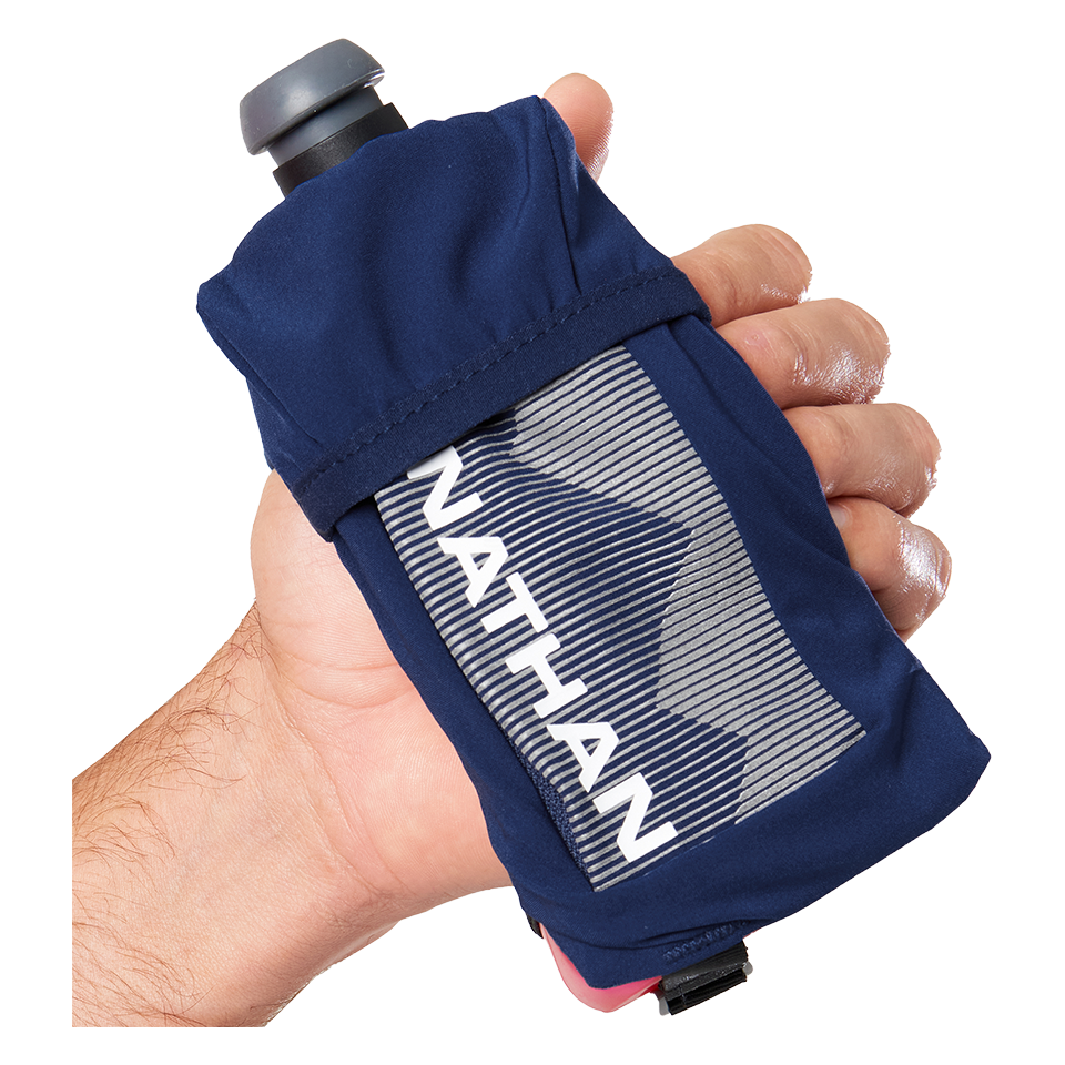 Nathan QuickSqueeze 12 oz Handheld Estate Blue/White