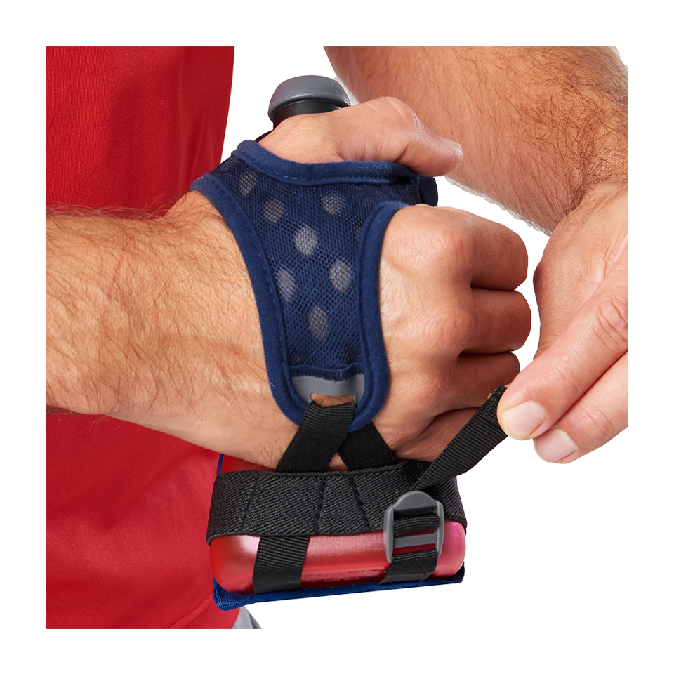 Nathan QuickSqueeze 12 oz Handheld Estate Blue/White