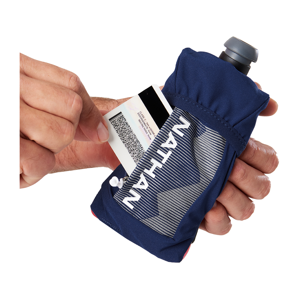 Nathan QuickSqueeze 12 oz Handheld Estate Blue/White