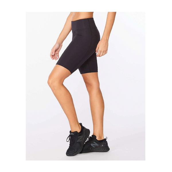 2XU Women's Motion MidRise Compression Shorts Black/Dotted Black