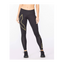 2XU Women's Light Speed Mid-Rise Compression Tights Black/Gold Reflective