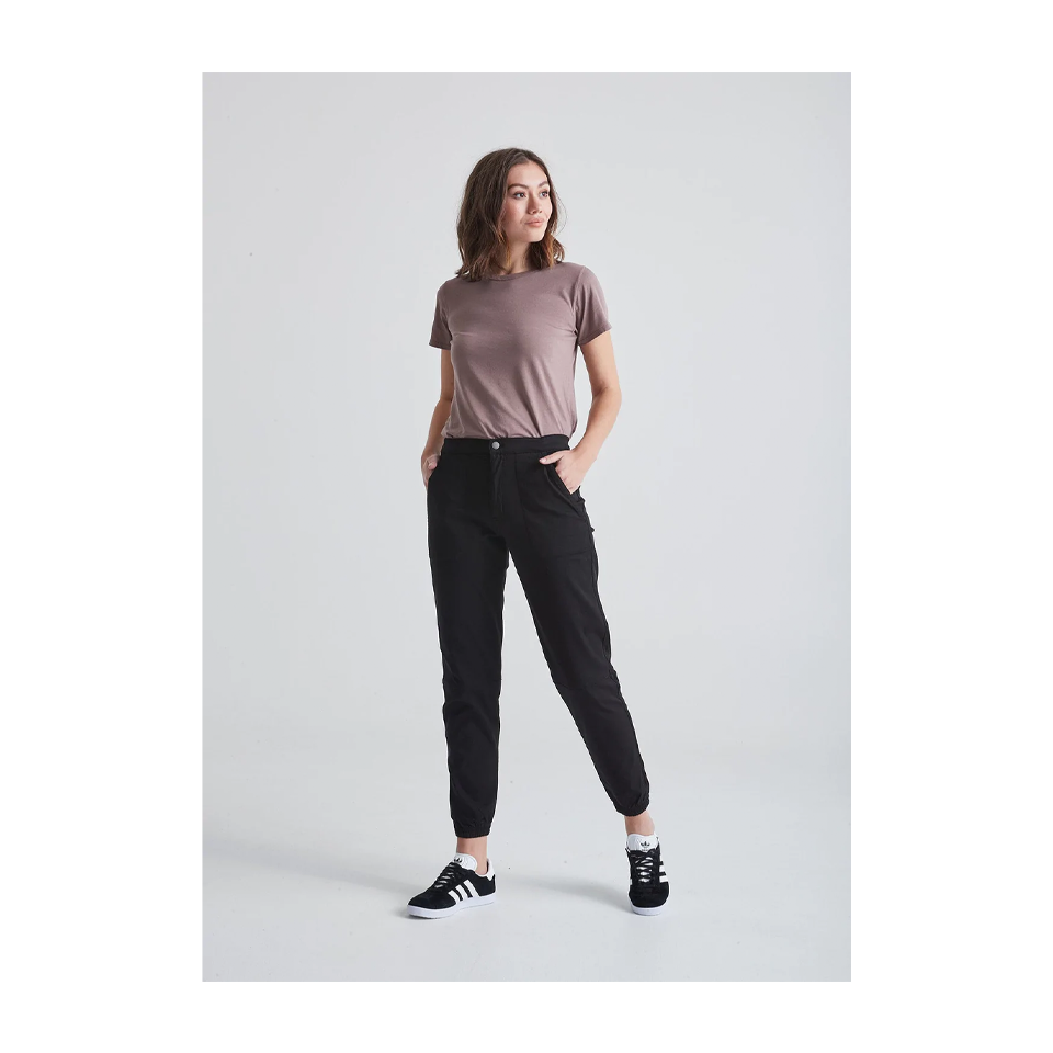 DUER Women's Live Lite High Rise Jogger Black