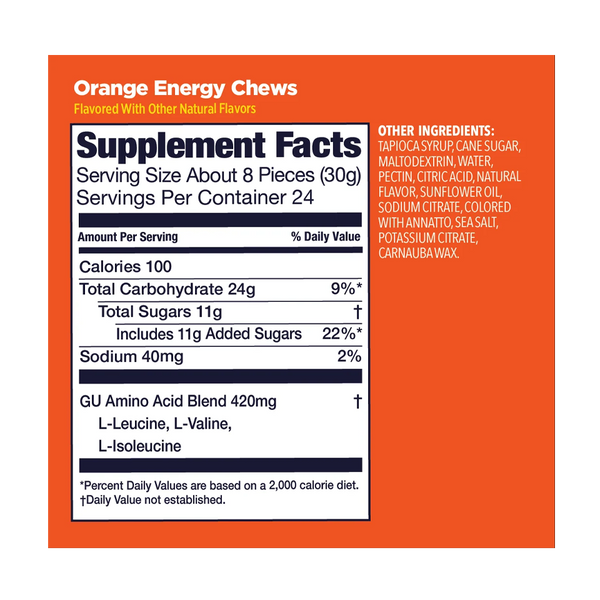 GU Energy Energy Chew Orange