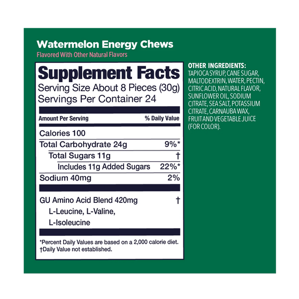 GU Energy Energy Chew Watermelon