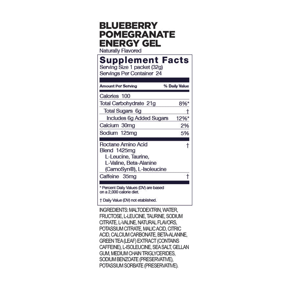 GU Energy Roctane Energy Gel Blueberry Pomegranate