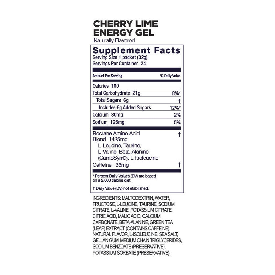 GU Energy Roctane Energy Gel Cherry Lime