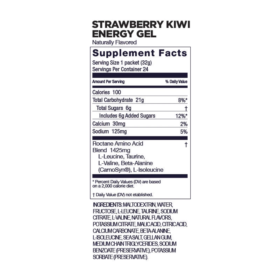GU Energy Roctane Energy Gel Strawberry Kiwi