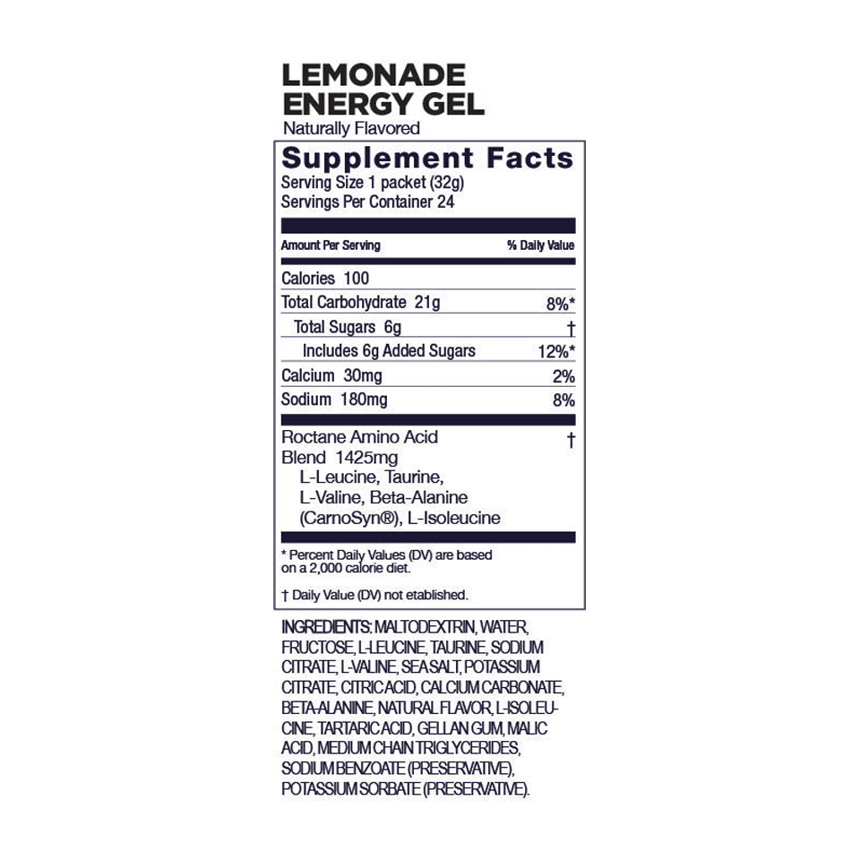 GU Energy Roctane Energy Gel Lemonade