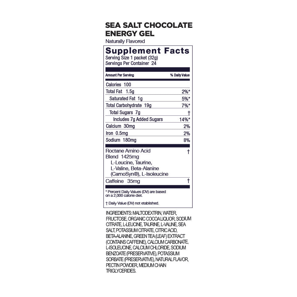 GU Energy Roctane Energy Gel Sea Salt Chocolate