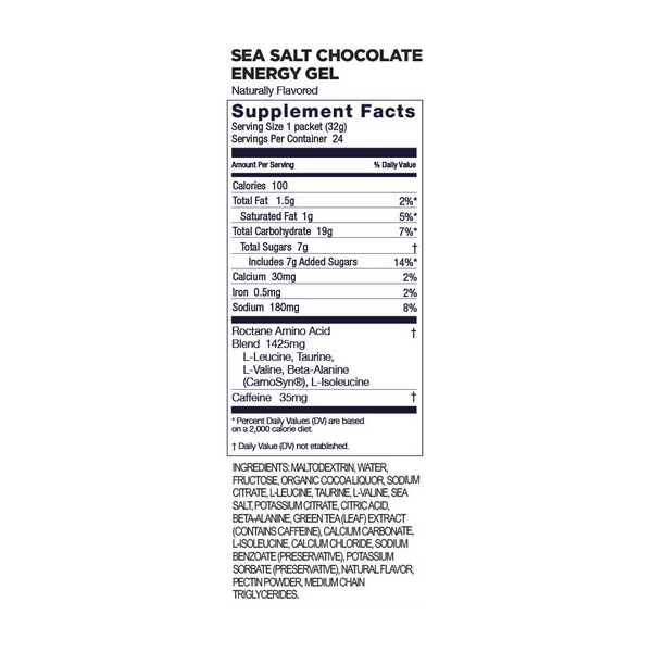 GU Energy Roctane Energy Gel Sea Salt Chocolate