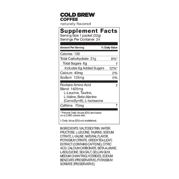 GU Energy Roctane Energy Gel Cold Brew Coffee