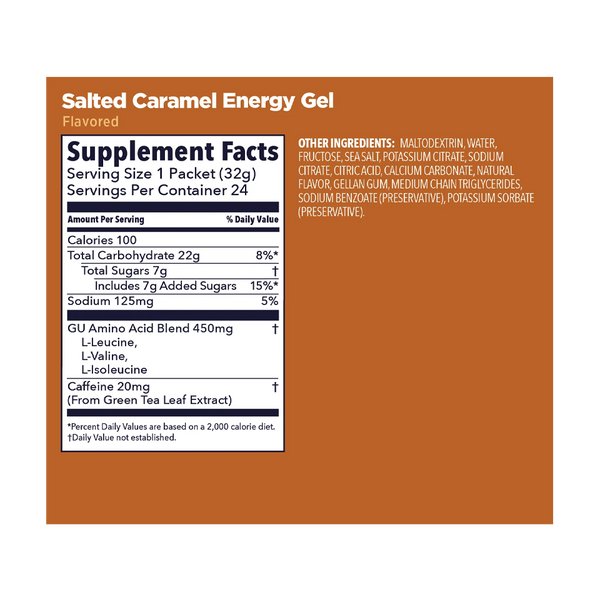 GU Energy Original Energy Gel Salted Caramel