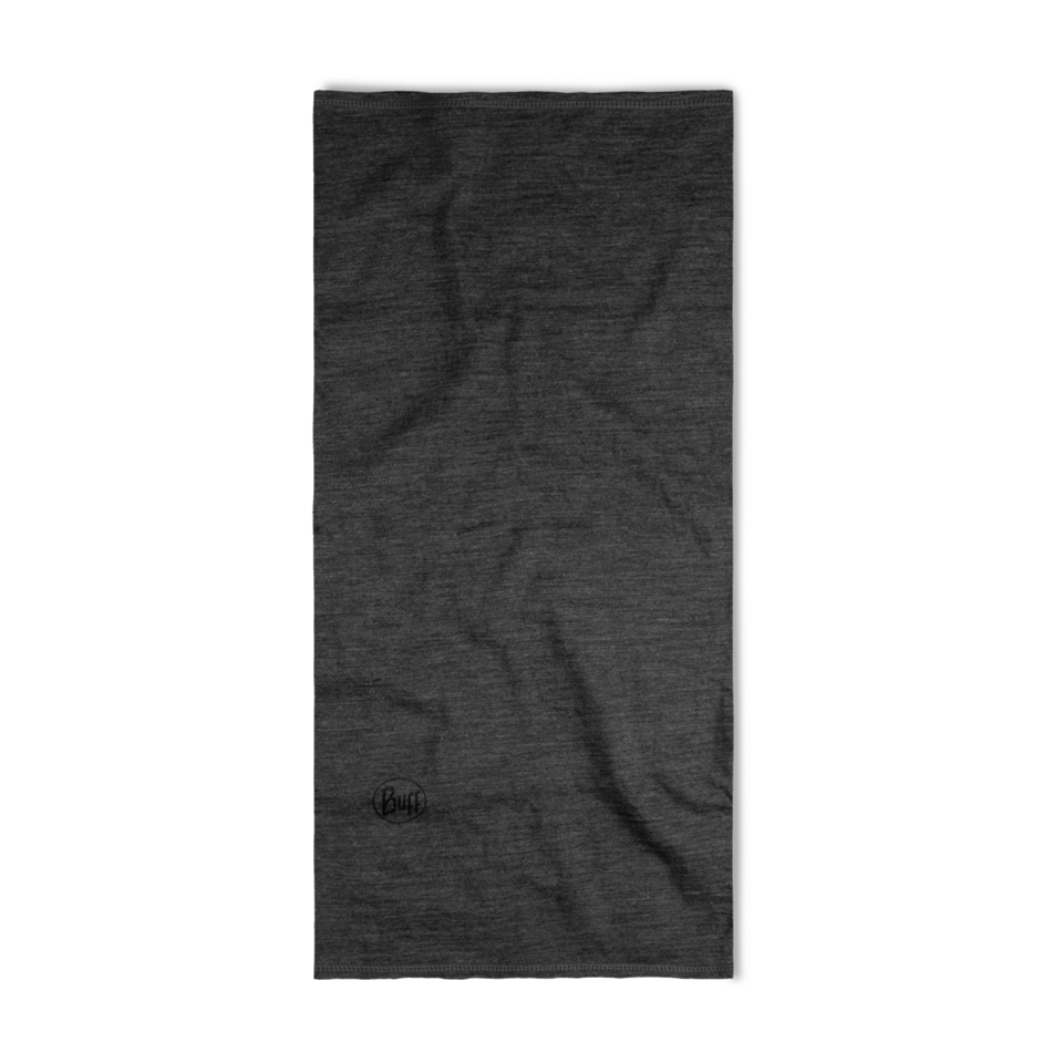 Buff Merino Lightweight Neckwear Solid Grey