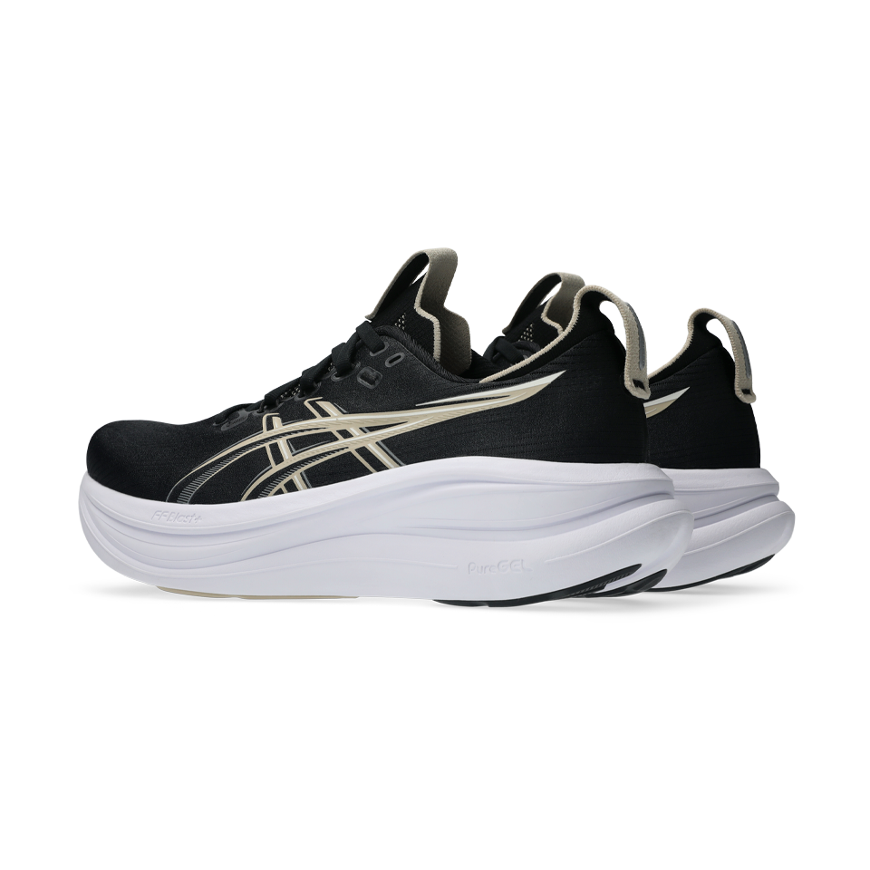 ASICS Men's GEL-NIMBUS 28 Black/Feather Grey