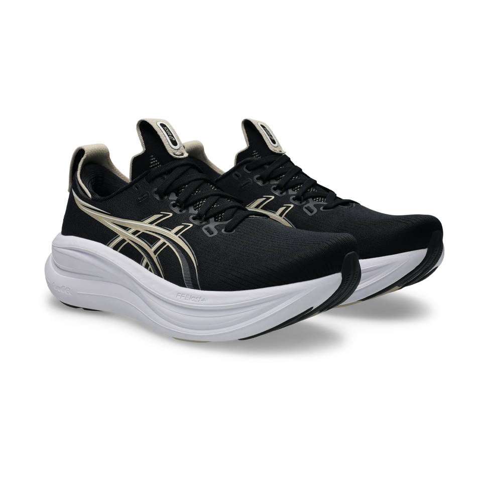 ASICS Men's GEL-NIMBUS 28 Black/Feather Grey