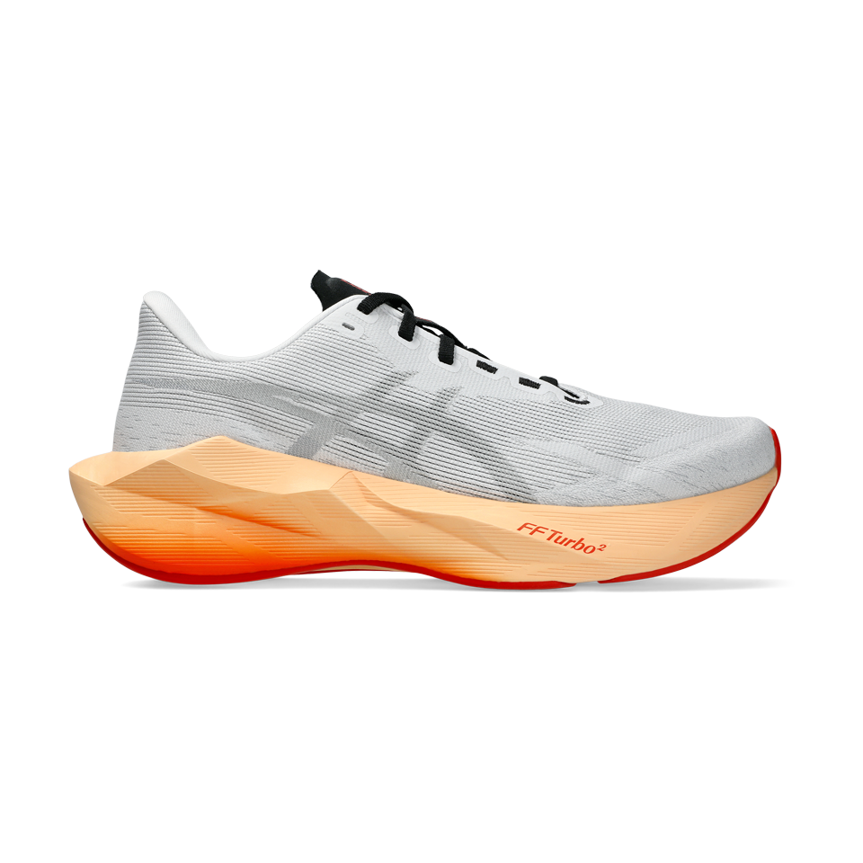 ASICS Men's NOVABLAST 6 White/Orange Glow