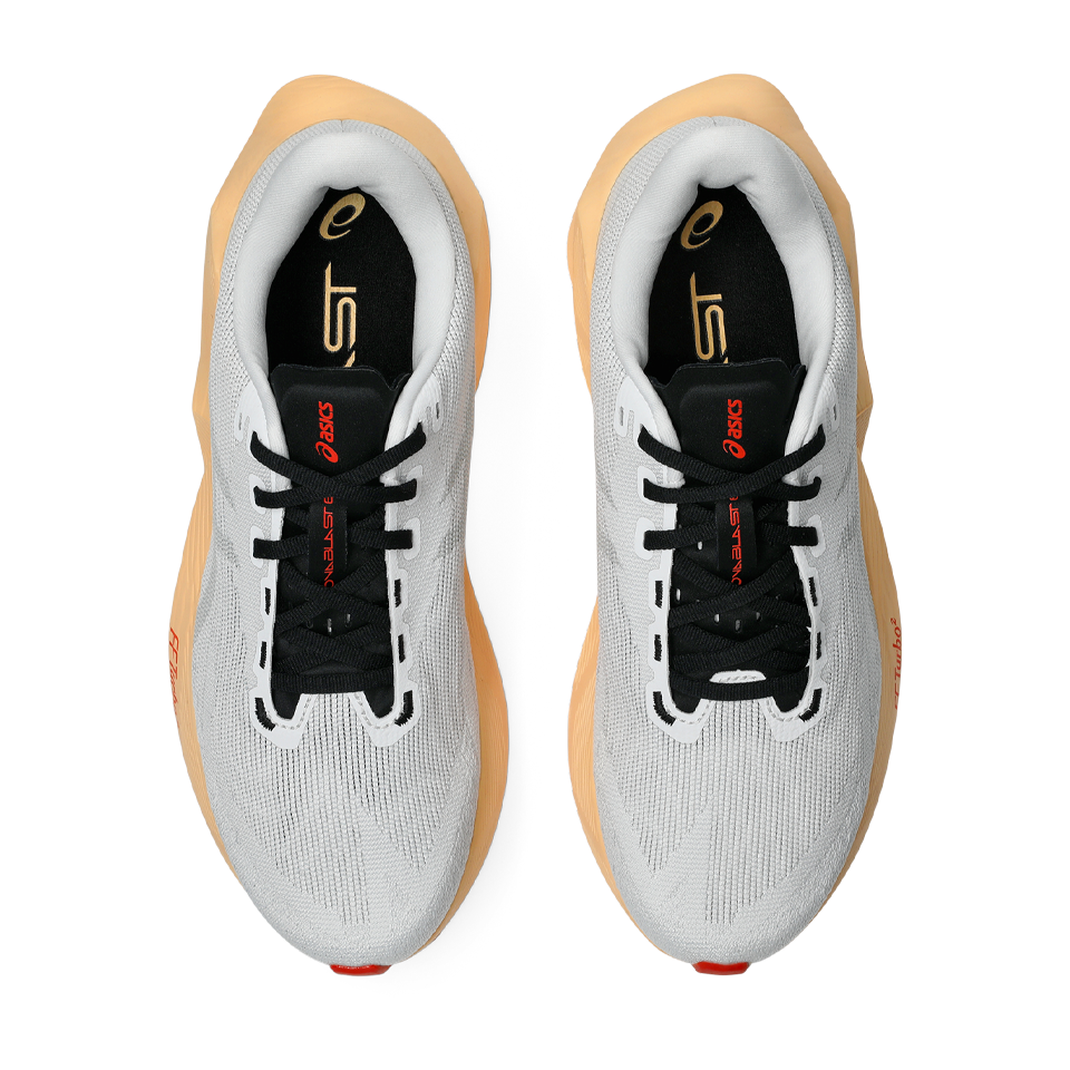 ASICS Men's NOVABLAST 6 White/Orange Glow